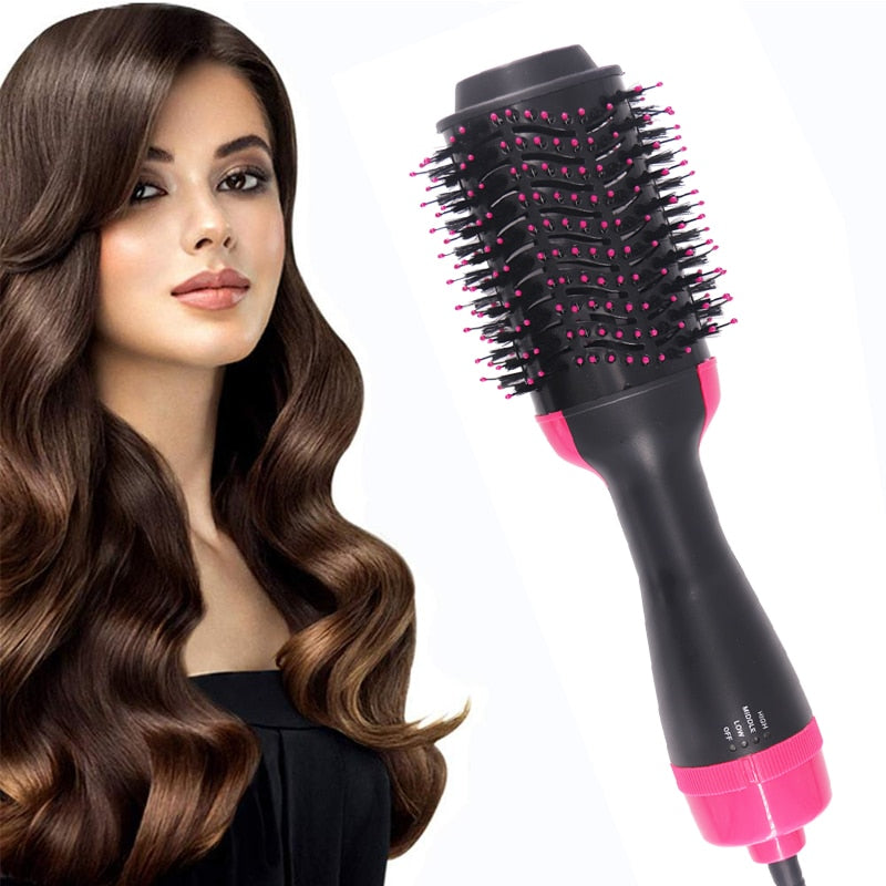 Escova Multifuncional 3 em 1 Beauty Hair® Alisa, Modela e Seca | Davorah