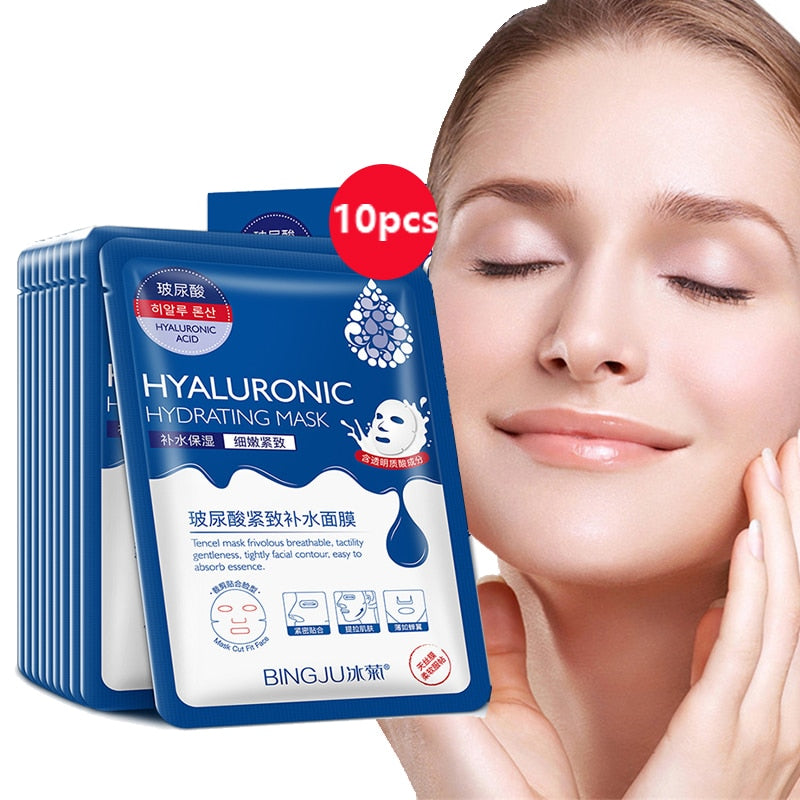 Máscara Facial com Ácido Hialurônico Hidratante | Davorah