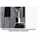 Bolsa pasta transversal alça de mão feminina masculina executiva notebook livros p/professor