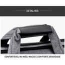 Bolsa pasta transversal alça de mão feminina masculina executiva notebook livros p/professor