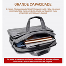Bolsa pasta transversal alça de mão feminina masculina executiva notebook livros p/professor