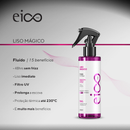 Eico Pro Spray Fluido Revitalizante Leave-in 0% Frizz Liso Mágico Proteção Térmica Filtro UV 200ml