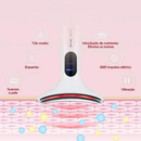 Massageador De Pele Firmeza Pescoço Led de 7 Modos Massageador Portátil Beleza para Rosto e Pescoço