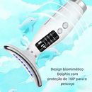 Massageador De Pele Firmeza Pescoço Led de 7 Modos Massageador Portátil Beleza para Rosto e Pescoço